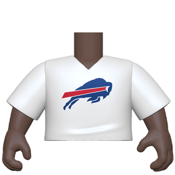 PY: Torso- ML SK4- VNeck(WH) Bills, Image 1